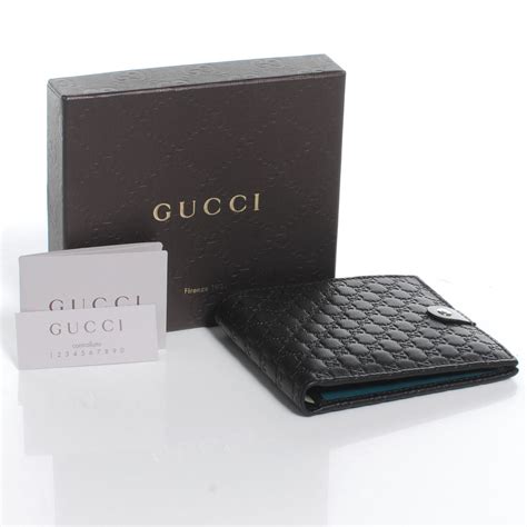 gucci mens small wallets|gucci guccissima wallet.